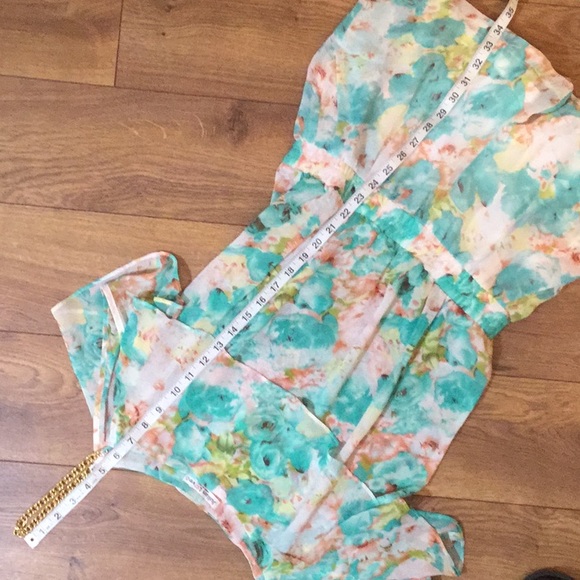 CHAIN SHOULDER ROMPER MINT - Picture 5 of 7